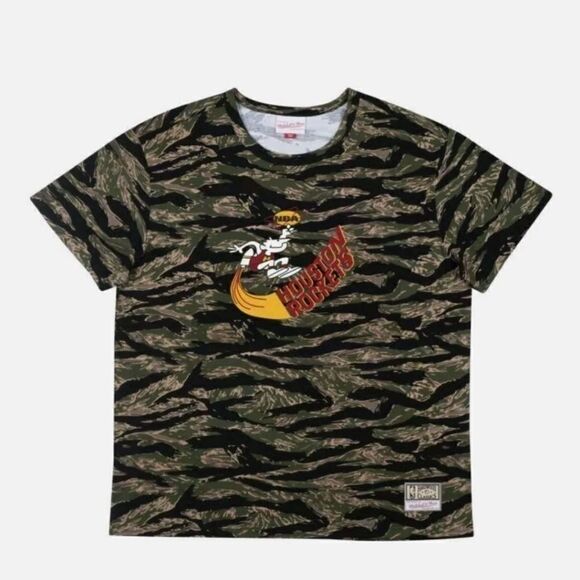 Mitchell & Ness NBA Houston Rockets Tiger Camo Ove - Picture 1 of 12
